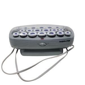 BaByliss Pro Ceramic Roller Set Hair Curlers 20 Far Infrared Heat Styling Aid